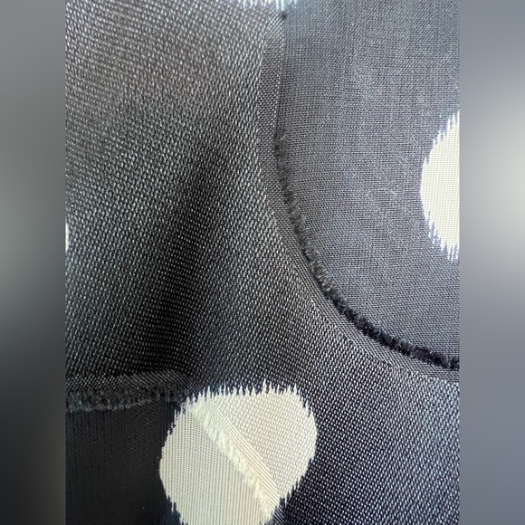 🆕 💙 NWT ADRIANNA PAPELL Navy & White Polka Dot Fit & Flare Dress | Size 4 - Picture 9 of 12